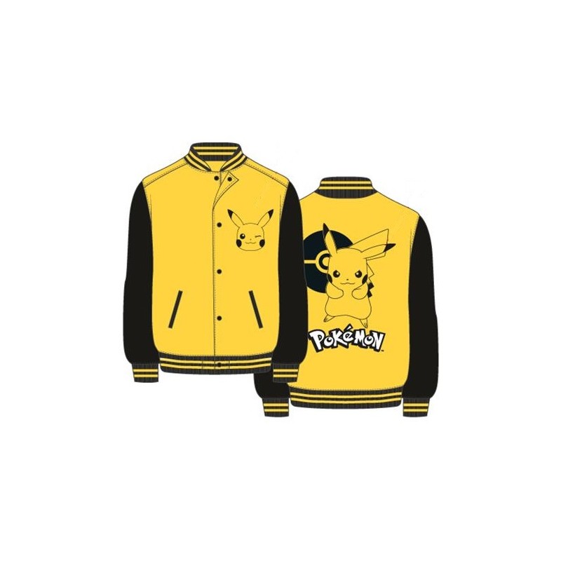 Chaqueta Bomber Amarilla Pikachu Pokémon