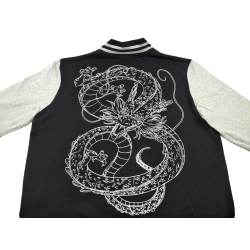 Chaqueta Bomber Negra Shenron Dragon Ball Z