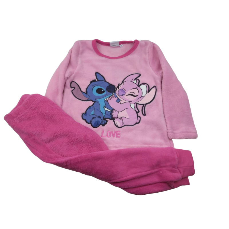 ⭐ Pijama Coralina Rosa Stitch Love Disney