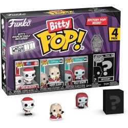 POP Bitty Pack 4 Figuras Jack Santa Pesadilla antes de Navidad