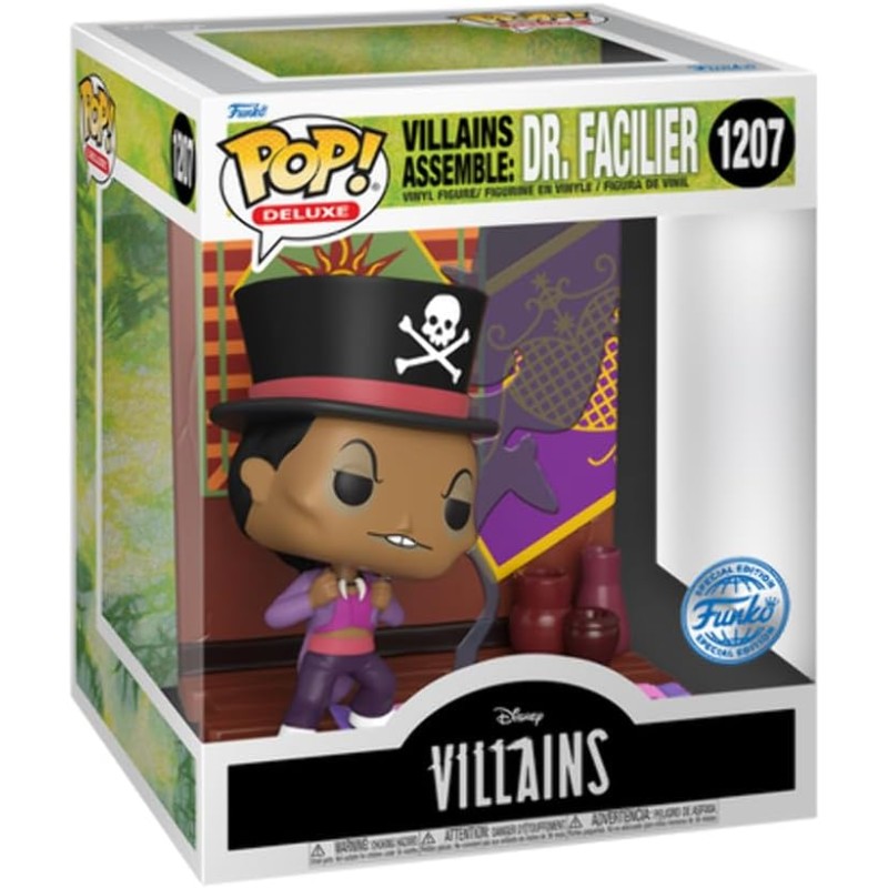 Figura POP Deluxe Dr. Facilier Villanos Disney (Edición Especial)