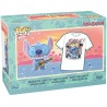 Pack Figura POP Stitch con Ukelele (Terciopelo) & Camiseta Stitch Disney