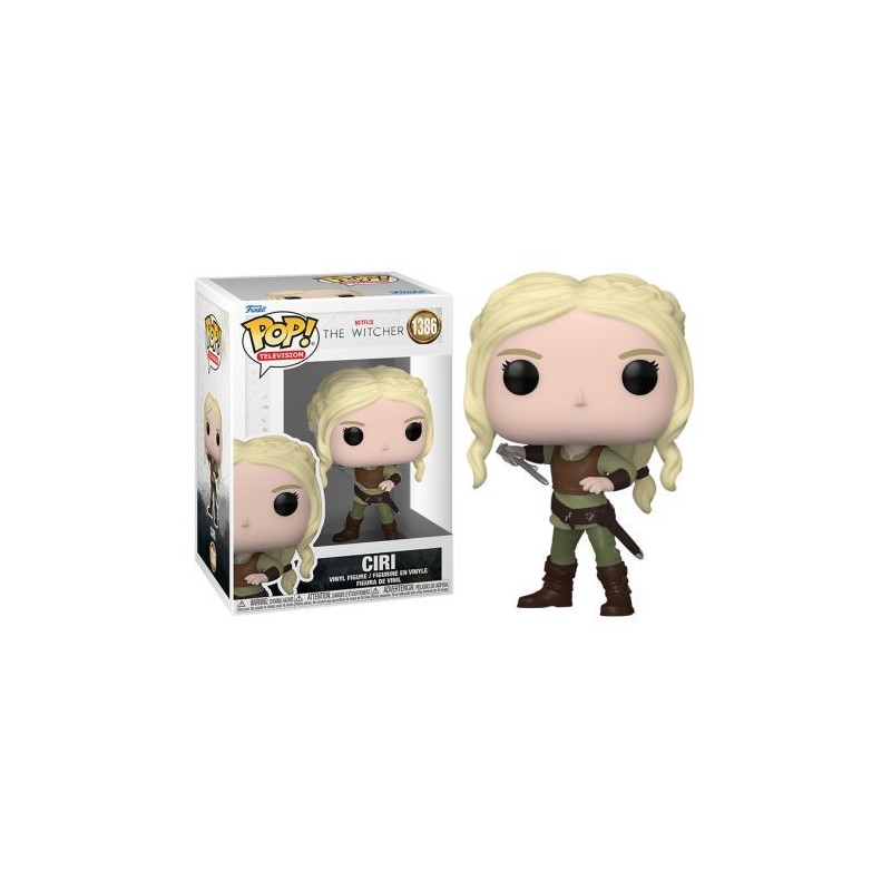 Figura POP Ciri Atacando The Witcher