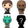 POP Bitty Pack 4 Figuras Han Solo Star Wars