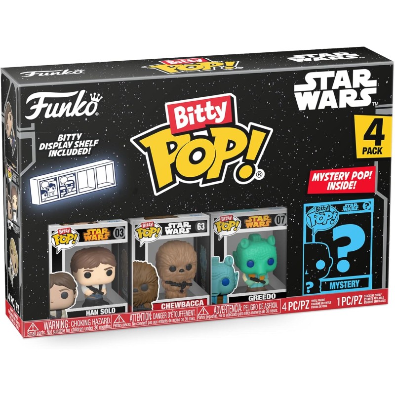 POP Bitty Pack 4 Figuras Han Solo Star Wars