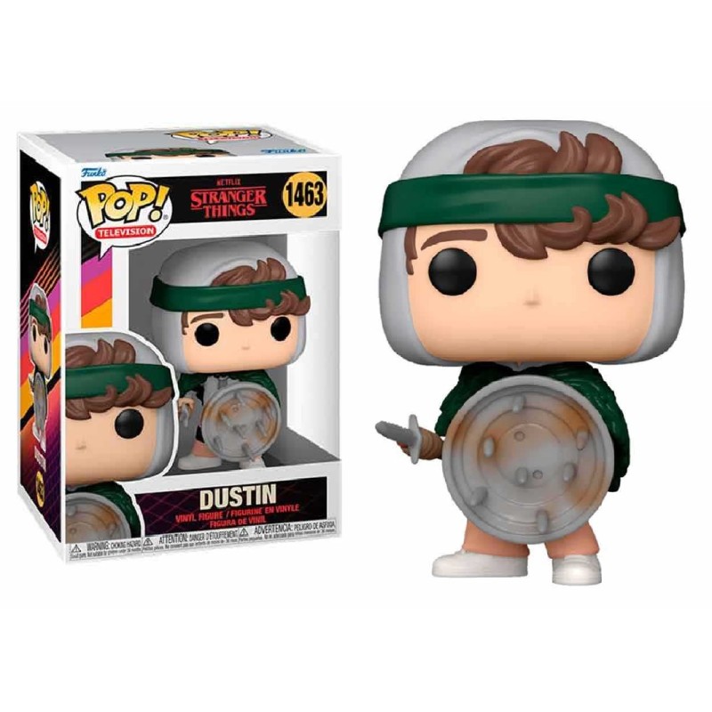 Figura POP Dustin con Escudo Stranger Things