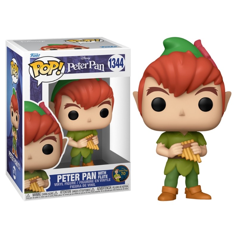 Figura POP Peter Pan con Flauta Peter Pan 70th Disney