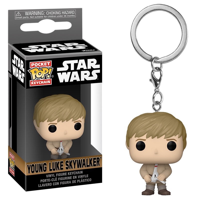 Llavero POP Joven Luke Skywalker Obi-Wan Kenobi Star Wars