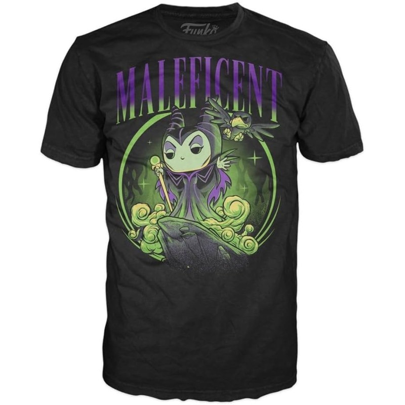 Pack Figura POP Malefica Camiseta Disney
