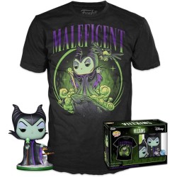 Pack Figura POP Maléfica (Brillantina) & Camiseta Maléfica Disney