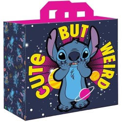 Bolsa de Rafia Stitch Lilo...