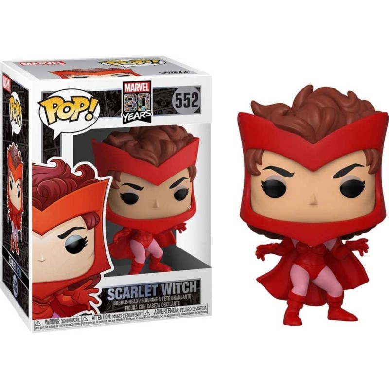 Figura POP Scarlet Witch Marvel (Caja exterior un poco deteriorada)