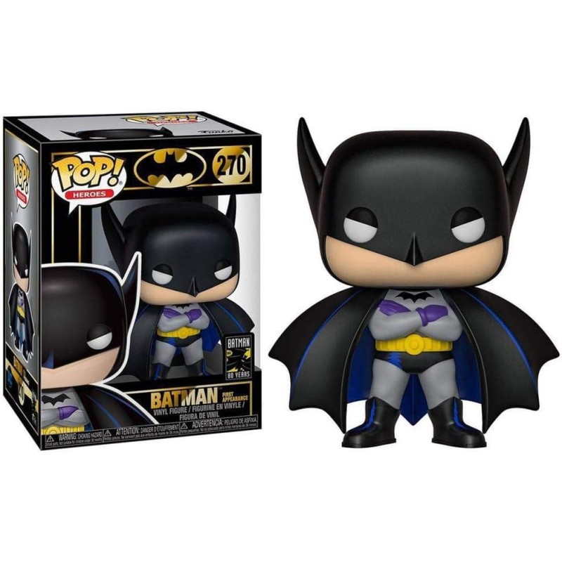 Figura POP Batman 80th Bob Kane de Edición Limitada DC