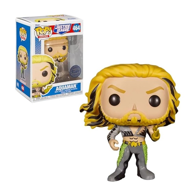 Figura POP Aquaman Heroe JL Comic Edición limitada