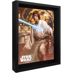 Poster 3D Vader vs Skywalker Star Wars 28,7 x 23,9 x 4,8 cm