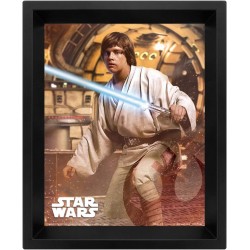 Poster 3D Vader vs Skywalker Star Wars 28,7 x 23,9 x 4,8 cm