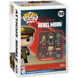 Figura POP Atticus Noble Rebel Moon de Netflix (CAJA EXTERIOR UN POCO DETERIORADA)