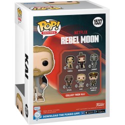 Figura POP Kai Rebel Moon de Netflix (CAJA EXTERIOR UN POCO DETERIORADA)