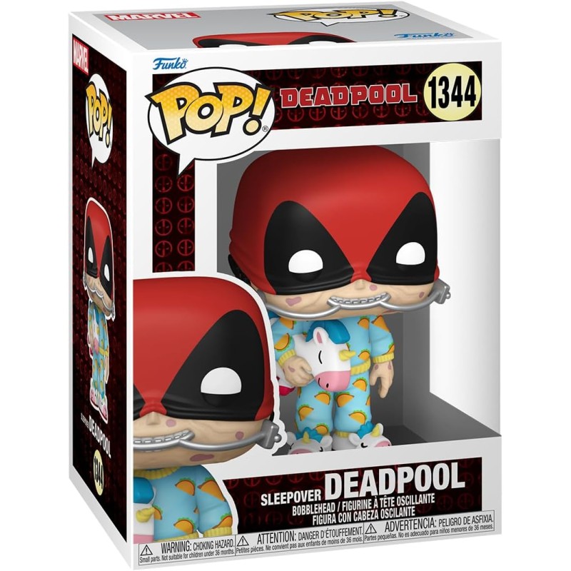 Figura POP Deadpool en Pijama Marvel