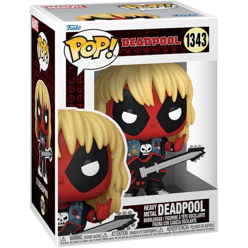 Figura POP Deadpool Heavy Metal de Marvel