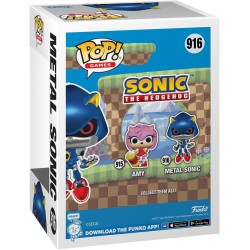Figura POP Sonic Metalico de Sonic The Hedgehog