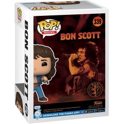 Figura POP Bon Scott AC/DC (CAJA EXTERIOR UN POCO DETERIORADA)