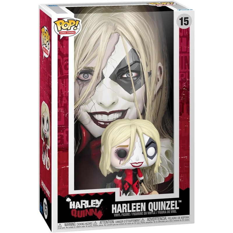 Figura POP Harleen Quinzel Comic Covers DC de Harley Quinn