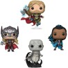 Figuras POP Thor, Mighty Thor, Valkyrie & Gorr Cuatro figuras de Edicion Especial