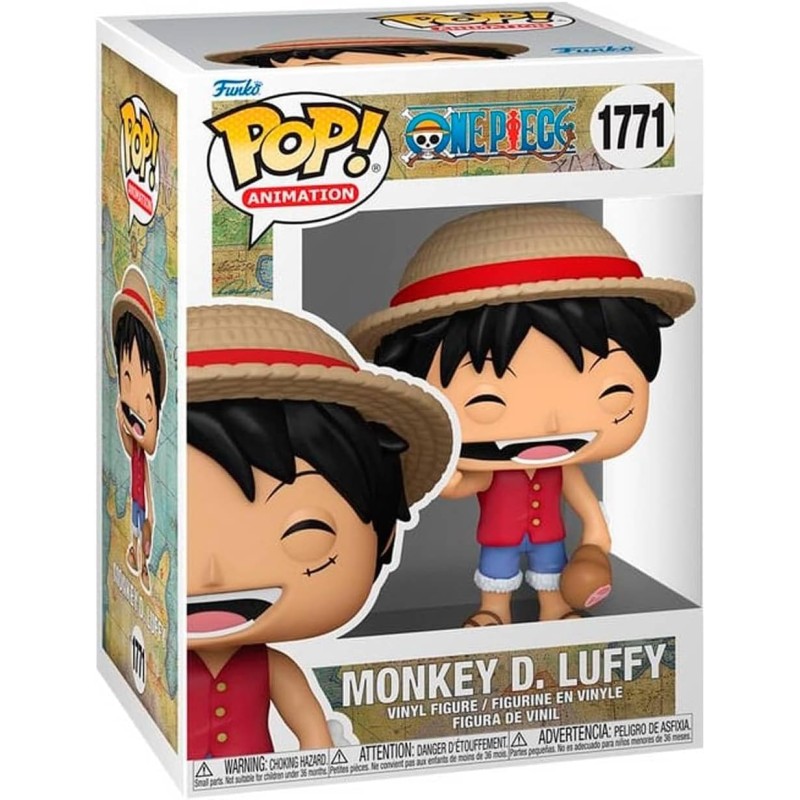 Figura Pop Monkey D.Luffy Comiendo Pollo Serie One Piece