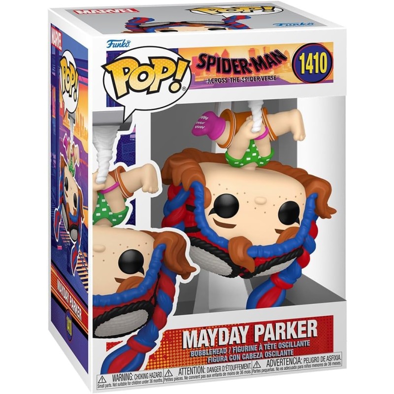 Figura POP Mayday Parker Cruzando El Multiverso Spider-Man