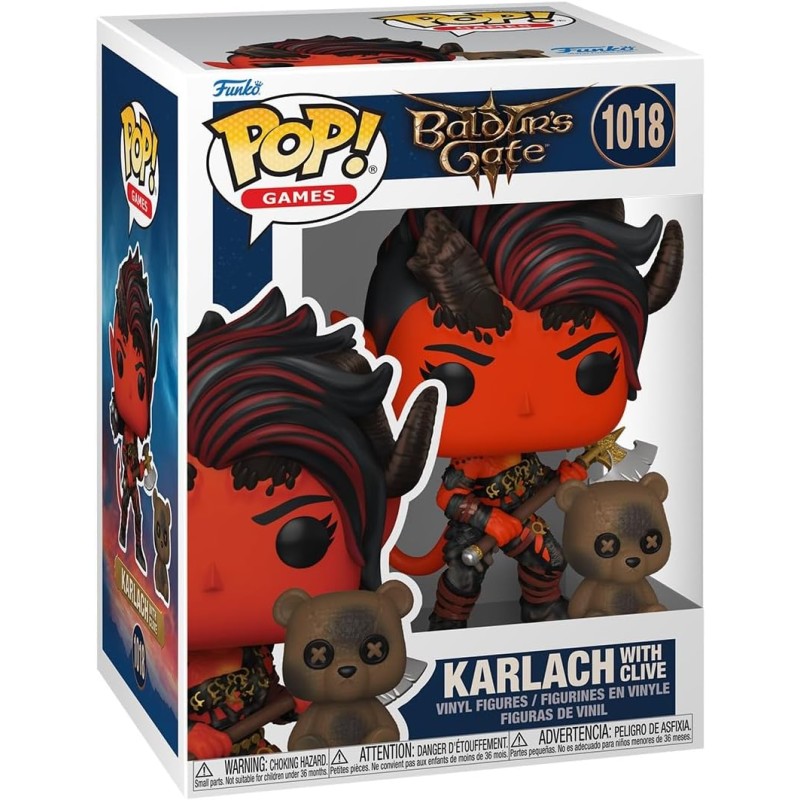 Figura POP Karlach con Clive Baldurs Gate
