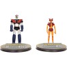 Set 2 Figuras Coleccionables Mazinger Z y Afrodita A con Peana de Exposición, 18 cm y 15 cm