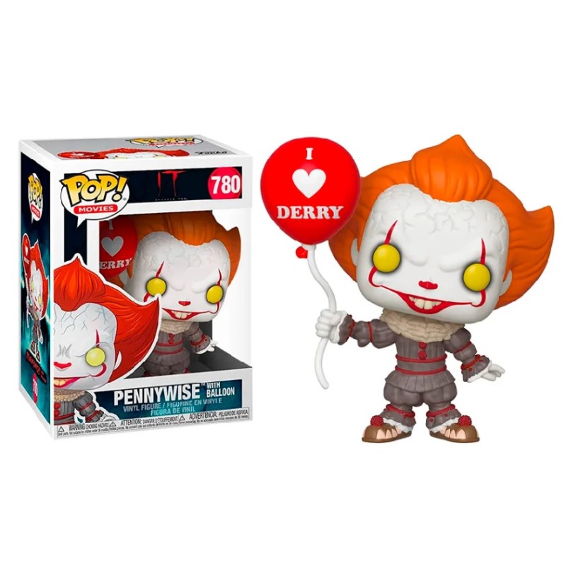 Figura POP Pennywise with Balloon IT Chapter 2 (Caja exterior un poco deteriorada)