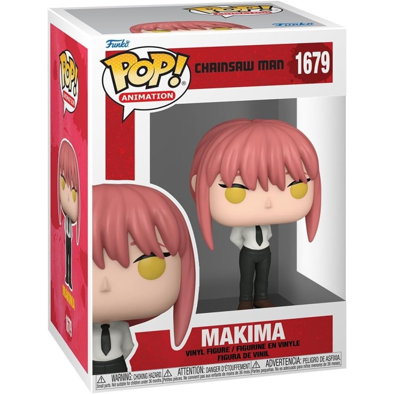 Figura POP Makima Chainsaw Man (Caja exterior un poco deteriorada)
