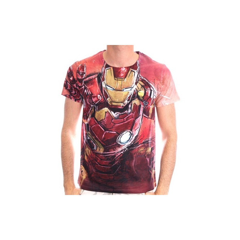 Camiseta Iron Man Full Print