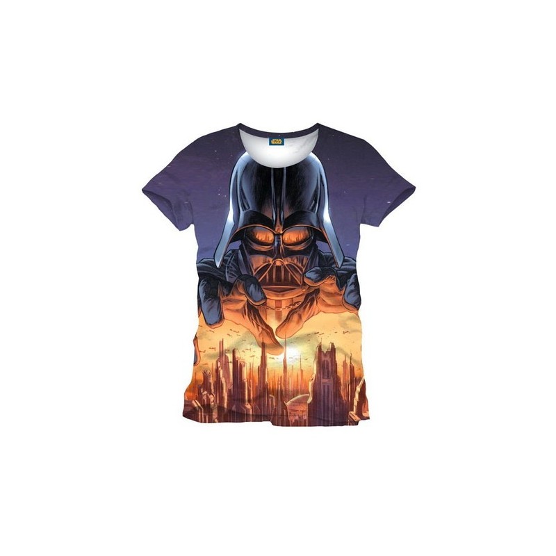 por ciento Lechuguilla Eliminación Camiseta Star Wars Darth Vader Amenaza Full Print